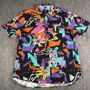 Chubbies The Show Stopper Short Sleeve Button Down Friday Shirt Mens XXL Retro